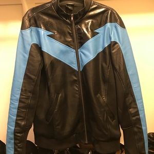 Cosplay DC nightwing biker jacket size Large